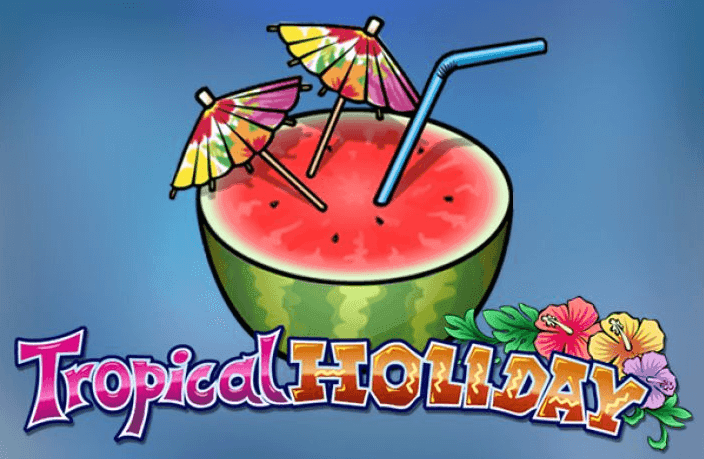 Tropical Holiday jackpott slot banner