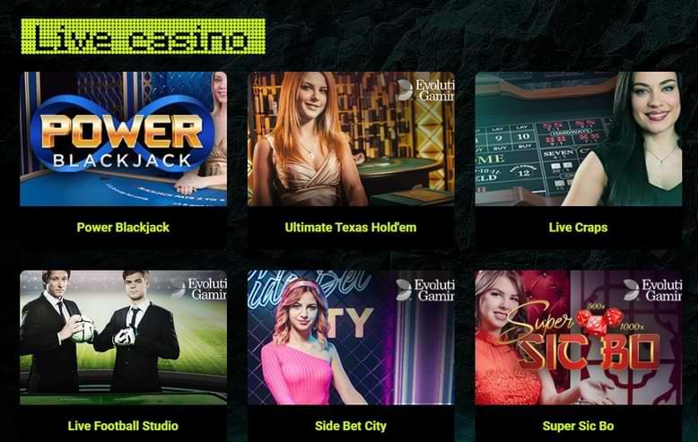 6 olika live dealer spel med live dealers hos Karma Casino - recension
