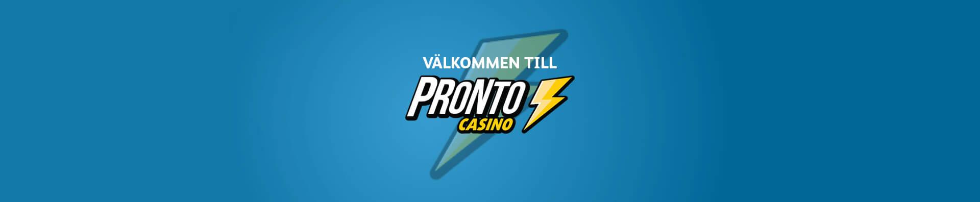 Prontocasino banner