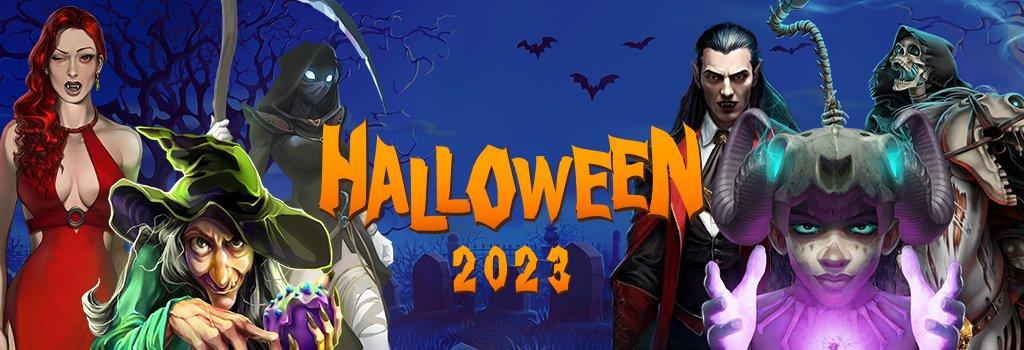 monster, haxa, skelett, dracula fladdermoss - Halloween 2023 CasinoGuide.se skrammande slots