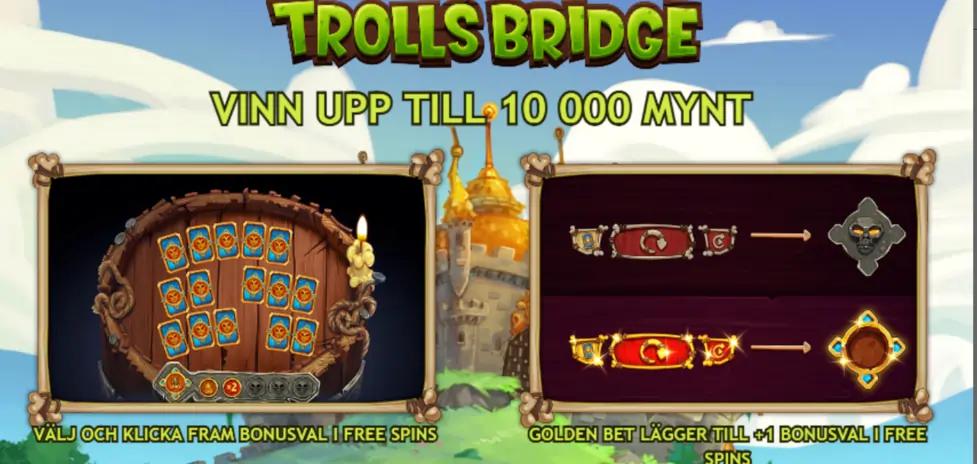 bonusspel Trolls Bridge slot recension