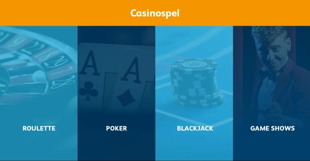 live casino casinospel online