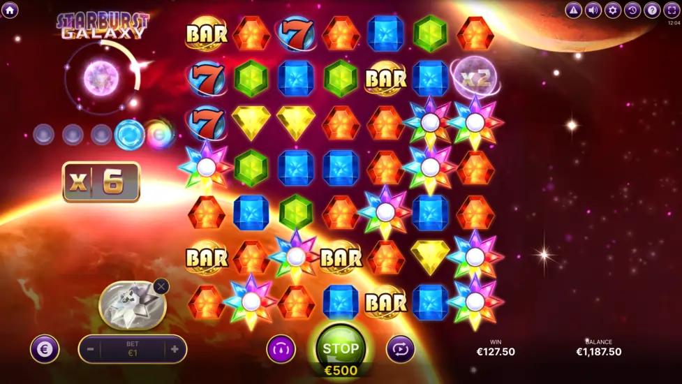 Starburst galaxy slot recension