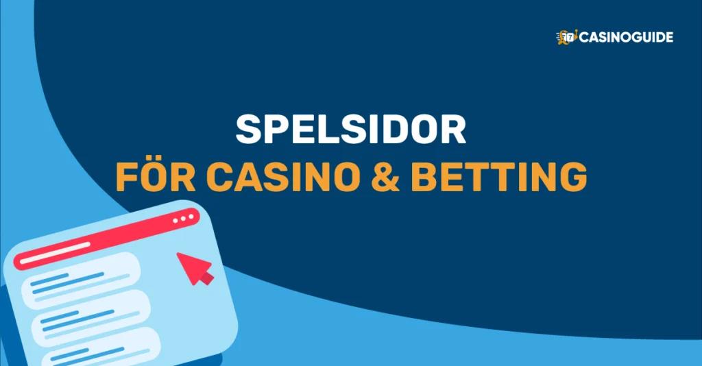 spelsidor casino betting spelsajter