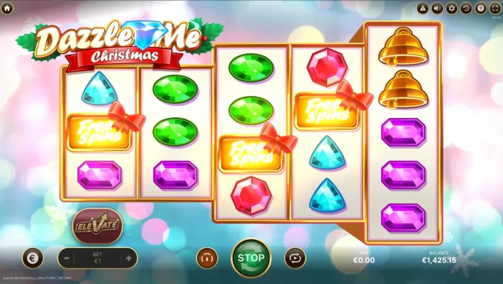 Dazzle me christmas slot spins