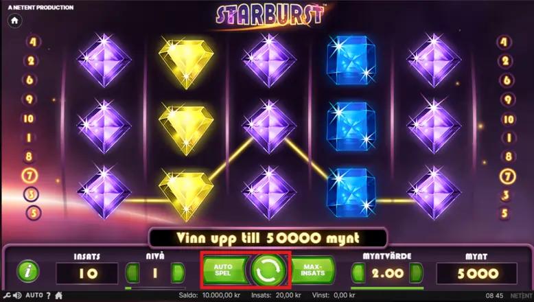 Starburst slot autospel